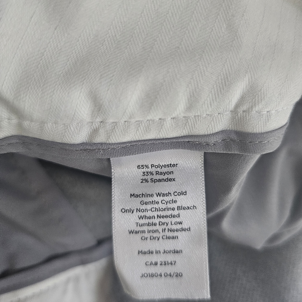 Talbots Classic Gray Dress Pants - Picture 4 of 4